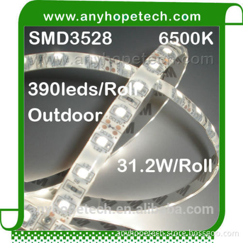 Hot fashion product outdoor 3528SMD 78leds per 5m 31.2W addressable white led strip